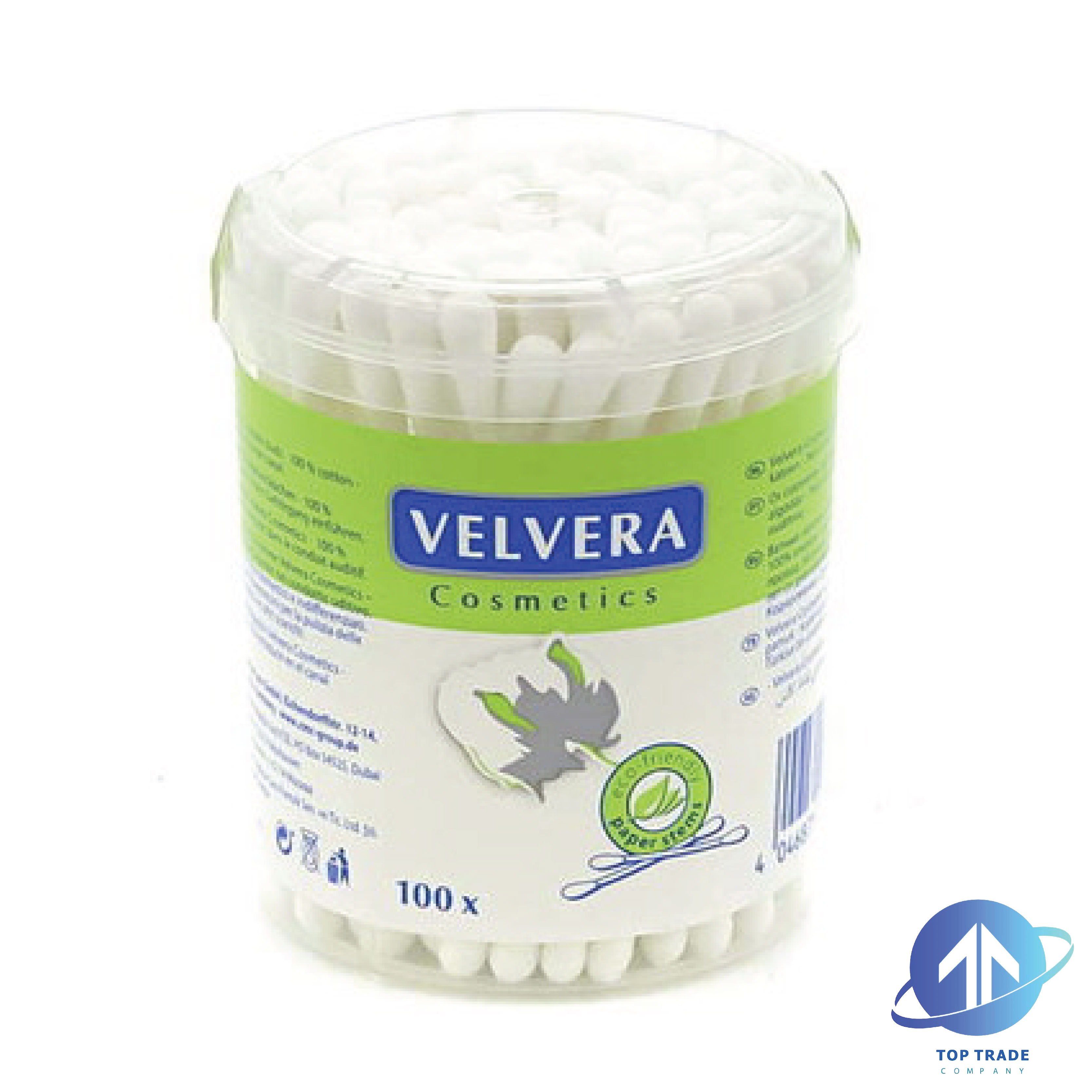 Velvera paper cotton buds 100pcs